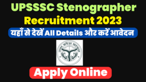 Upsssc Stenographer Recruitment Syllabus Eligibility And Apply