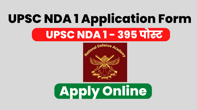 UPSC NDA 1 Application Form 2023