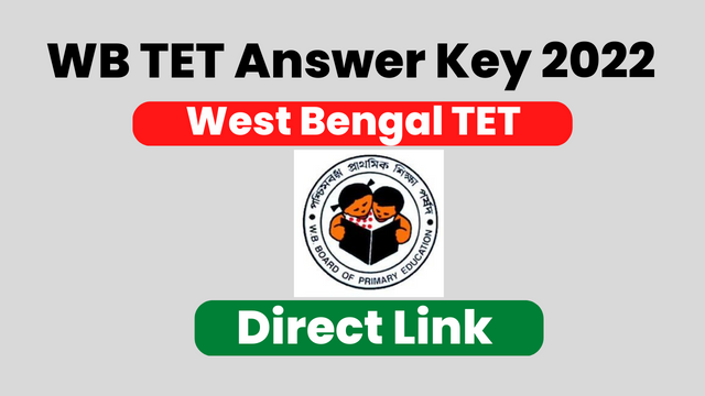WB TET Answer Key 2022
