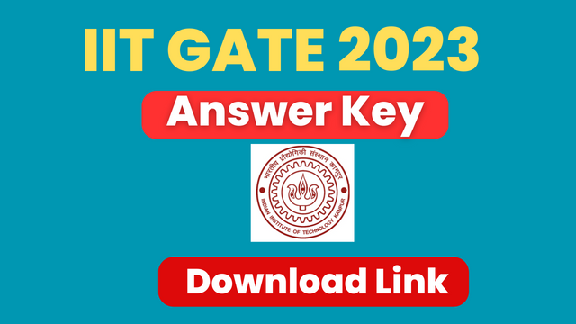 GATE Answer Key 2023- Response Sheet
