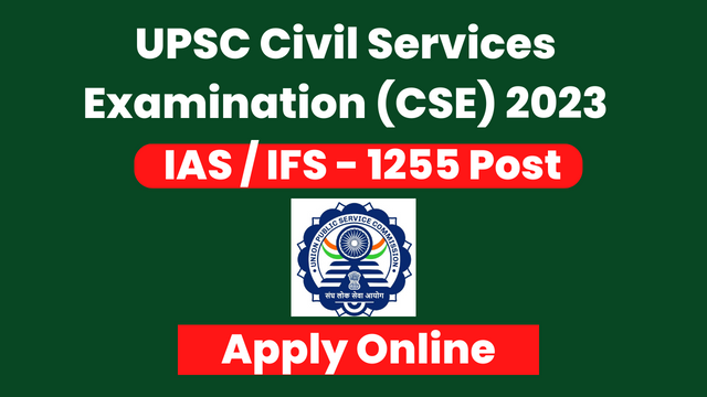 UPSC CSE Application Form 2023