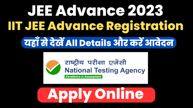 JEE Advanced Registration 2023