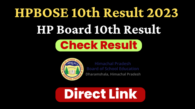 HP Board 10th Result 2023