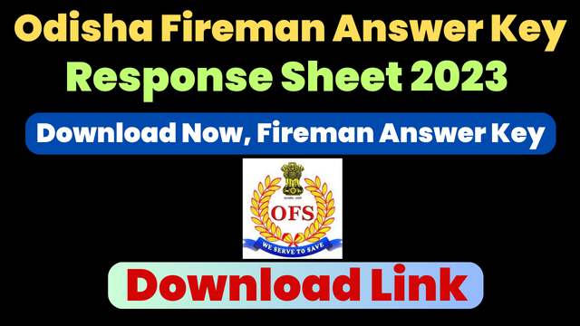 Odisha Fireman Answer Key 2023