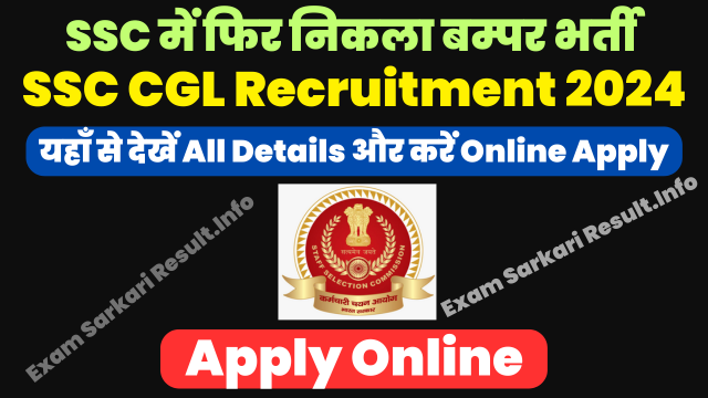 SSC CGL Recruitment 2024