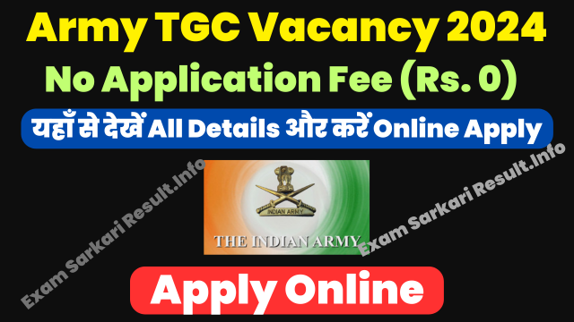 Army TGC-141 Recruitment 2024