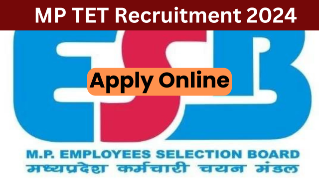 MP TET Recruitment 2024