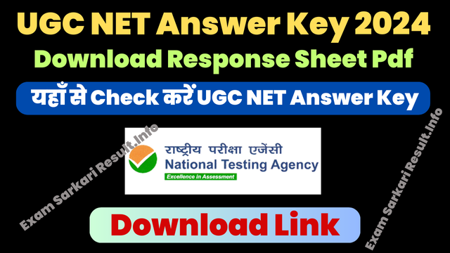 UGC NET Answer Key 2024