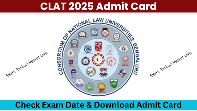 CLAT 2025 Admit Card