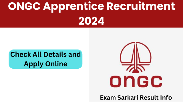 ONGC Apprentice Recruitment 2024