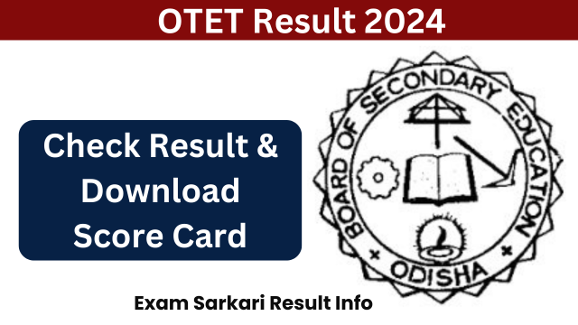 OTET Result 2024