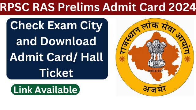 RPSC RAS 2024 Admit Card