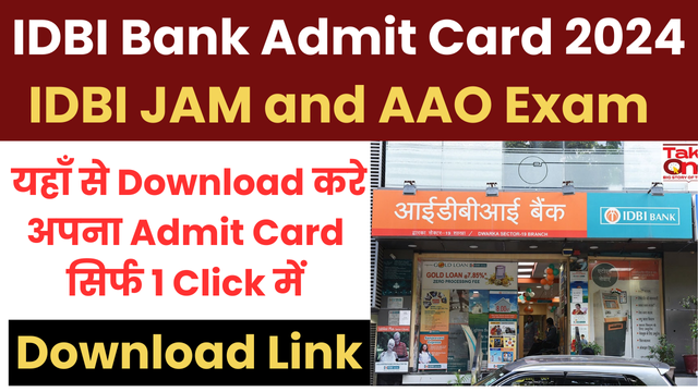 IDBI Bank Admit Card 2024