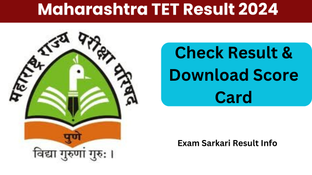 Maha TET Result 2024