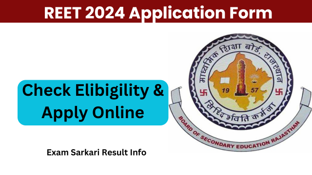 REET 2024 Application Form