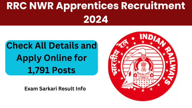 RRC NWR Apprentices Recruitment 2024