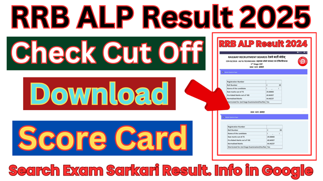 RRB ALP Result 2025