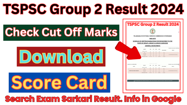 TSPSC Group 2 Result 2024