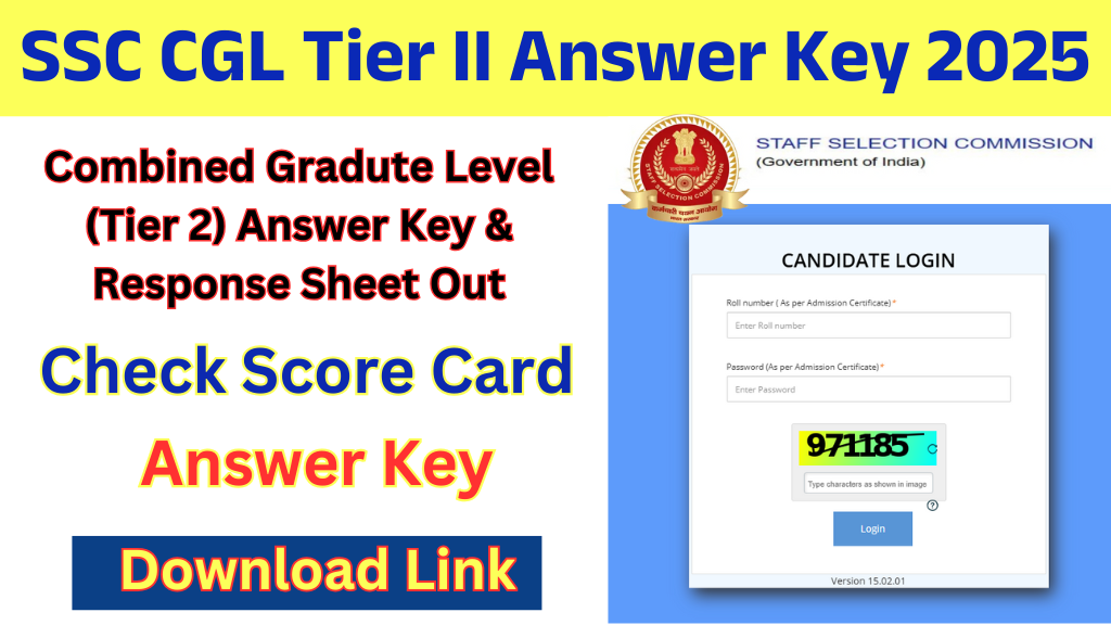 SSC CGL Tier 2 Answer Key 2024