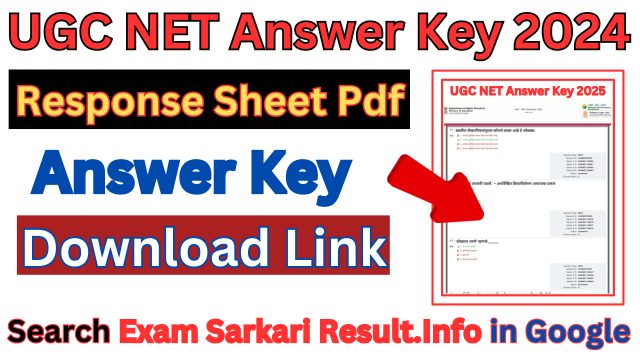 UGC NET Answer Key 2025