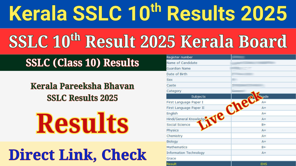 Kerala SSLC 10th Result