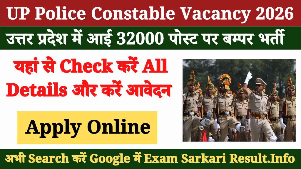 UP Police Constable Recruitment 2026